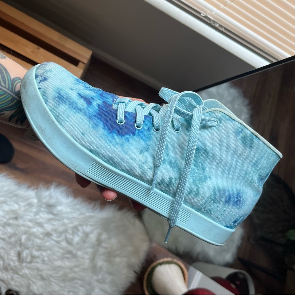 NOBULL Blue Tie-Dye Athletic Shoes